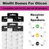 (20 Pcs) Minifit Open Domes for Oticon (6mm) Compatible Replacement Tips for Oticon Hearing Aids, Premium Universal Domes for Oticon Hearing Aid Supplies view 4
