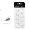 (10 Pcs) Minifit Open Domes for Oticon (10mm) Compatible Replacement Tips for Oticon Hearing Aids, Premium Universal Domes for Oticon Hearing Aid Supplies view 1