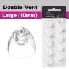 (10 Pcs) Minifit Double Vent Domes for Oticon (10mm) Compatible Replacement Tips for Oticon Hearing Aids, Premium Universal Domes for Oticon Hearing Aid Supplies view 3