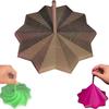 3D Printed Expanded Sensory Fidget Star, Fractal Fidget Hexagon with Handles, Colorful Whirling Spiral Design, 2025 New Star Shaped Fidget Star (Brown, Medium)