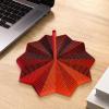 3D Printed Expanded Sensory Fidget Star, Fractal Fidget Hexagon with Handles, Colorful Whirling Spiral Design, 2025 New Star Shaped Fidget Star (Red, Small) view 3