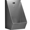 UMJIGF 304 Stainless Steel Wall Mounted Sensor Urinal - Commercial Anti-Odor Splash Men's Bathroom Toilet for Homes, Hotels, Bars - Durable Black Finish,Silver view 1