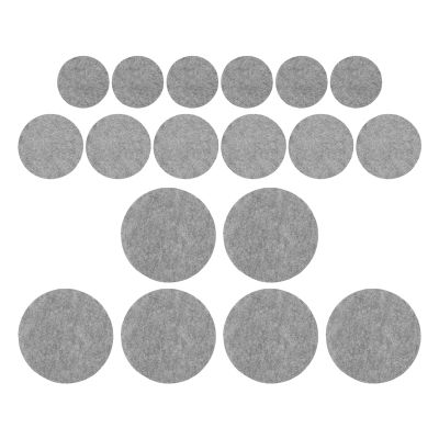 24PCS Felt Plate Dividers, Cuttable Washable Reusable Felt Plate Dish Separator Protectors for Dish, Coffee Saucers Protecting and Stacking