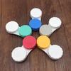 4 pcs Glasses Cosmetic Lenses Box Contact Lens Case for Eyes travel Kit Holder Container Durability (Random color view 3