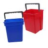 ABOOFAN 2pcs Plastic Cleaning Bucket Square Wash Bucket with Handle Utility Pail for Home, Offices, School, Commercial Use view 1