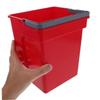 ABOOFAN 2pcs Plastic Cleaning Bucket Square Wash Bucket with Handle Utility Pail for Home, Offices, School, Commercial Use view 4