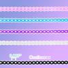 5 Rolls Orthodontic Rubber Chains Adjustment Tool kit, Dental Braces Power Chains Color DIY Changing Kit, Personalized Orthodontic Powerchains Ligas para Brackets Ortodoncia view 2