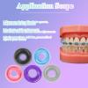 5 Rolls Orthodontic Rubber Chains Adjustment Tool kit, Dental Braces Power Chains Color DIY Changing Kit, Personalized Orthodontic Powerchains Ligas para Brackets Ortodoncia view 3