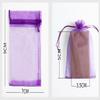 100Pcs Organza Bags White/Black/Gray Small Mesh Bags Mini with Satin Drawstring for Reusable Gift Packaging (Gray, 2.8 * 3.5inch) view 4