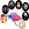 100Pcs Organza Bags Transparent Small Mesh Bags Mini with Satin Drawstring for Reusable Gift Packaging (Red, 2.8 * 3.5inch) view 4