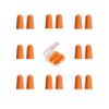10 Pairs Orange Reusable Ear Plugs, 32dB NRR Noise Reduction, Washable Slow-Rebound Foam Earplugs for Sleeping, Snoring, Work, Concerts, Travel view 1