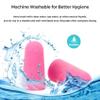 10 Pairs Gray Reusable Ear Plugs, 32dB NRR Noise Reduction, Washable Slow-Rebound Foam Earplugs for Sleeping, Snoring, Work, Concerts, Travel view 4
