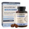 Accentrate Neuro Gummy for Kids | Supports Attention & Mood | Folinic Acid & Methylfolate | Complete Vitamin B Complex with SpectraFolate | MTHFR Supplement | No Artificial Ingredients | 30 Gummies view 1