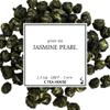 C Tea House Jasmine Pearl Loose Leaf Green Tea Hand-Rolled Jasmine Scented Tea Smooth Floral Aroma 6oz Resealable Kraft Bag view 1