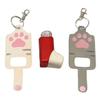Kitty Paw Inhaler Holder Key Fob view 1