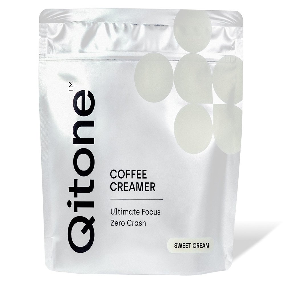 Qitone Keto Coffee Creamer Ketone Powder, Rapid Ketones for IQ Boost & Reducing Brain Fog, Keto Support, 0 Sugar, 0 Sodium, Sweet Cream