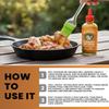 3x Sauce Habanero Honey Mustard 12 oz Bundle with Silicone Basting Brush Sweet and Spicy Condiments Blend of Mustard, Honey, and Habanero Peppers for Flavorful Meals Gift Set (4 Items) view 2