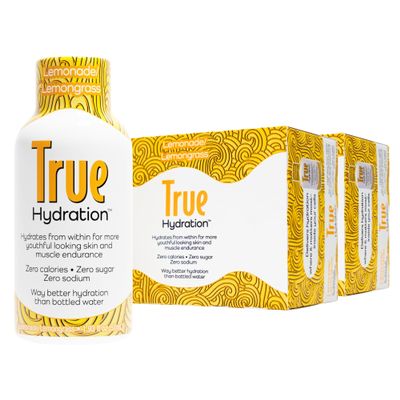 True Hydration Electrolyte Shots, 24-Pack Supports Sleep Quality, Daily Wellness & Muscle Cramps Magnesium, Potassium & Taurine Zero Sugar, Zero Sodium Lemonade