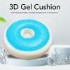 Gel Donut ow, Slow Memory Foam Donut Cushion, Tailbone Hemorrhoid Coccyx Scia Pregnancy Relief, Gel ing Cushion with Breathable Cover view 2