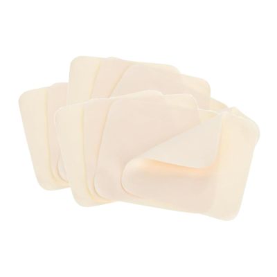 25x Pre Cut Chamois Suede Cloth Multipurpose Trimming Ceramic Supplies Cleaning Cloth Pottery Tool for Glasses- Beige