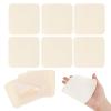 25x Pre Cut Chamois Suede Cloth Multipurpose Trimming Ceramic Supplies Cleaning Cloth Pottery Tool for Glasses- Beige view 4