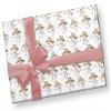 Chill Snowman Christmas Wrapping Paper, Coastal Ocean Xmas Gift Wrap, Beach Holiday Theme view 3