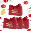 Christmas Kraft Candy Boxes Candy Treat Boxes Bags for Christmas Gift Wrapping Box Xmas Party Supplies Decorations(Red,50pcs) view 2