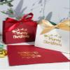 Christmas Kraft Candy Boxes Candy Treat Boxes Bags for Christmas Gift Wrapping Box Xmas Party Supplies Decorations(Red,50pcs) view 4