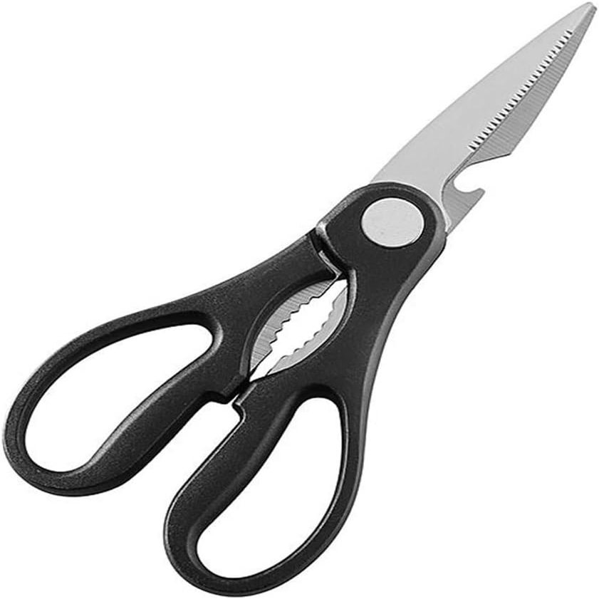 Multi-functional Scissors, Stainless Steel Household Heavy-duty Chicken Bone Shears, Barbecue Food