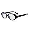 Klfoho Retro Oval Blue Light Blocking Glasses for Women Men Vintage 90s Small Frame Fashion Computer/TV Glasses, Anti Eyestrain view 1