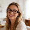 Klfoho Retro Oval Blue Light Blocking Glasses for Women Men Vintage 90s Small Frame Fashion Computer/TV Glasses, Anti Eyestrain view 3