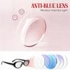 Klfoho Retro Oval Blue Light Blocking Glasses for Women Men Vintage 90s Small Frame Fashion Computer/TV Glasses, Anti Eyestrain view 4