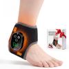 BETOLEAN Ankle Heating Pad with Massager, Foot Massager with Heat, Ankle Heating Pad Heated Wrap Brace for Pain Foot Renew, Foot Warmer Mothers Day Gifts view 1