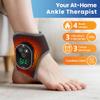BETOLEAN Ankle Heating Pad with Massager, Foot Massager with Heat, Ankle Heating Pad Heated Wrap Brace for Pain Foot Renew, Foot Warmer Mothers Day Gifts view 2