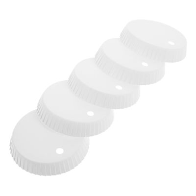 OSOLADY 100Pcs Disposable Paper Cup Covers with Lid for Hot and Cold Drinks Leak-resistant Dustproof Caps for Cups Mugs Wine Glasses Soups for Home Hotel Cafe Use