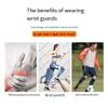 Yaregelun 1 Pairs Wrist Sweatband Sports Wristband Sweatband Wrist Sweat Band/Brace Elastic Wristband for Men Women Tennis Easy to Use White view 4