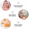 HONITANO Finger Toothbrush Silicone with Double-Sided Bristles and Massage Bumps Ergonomic Oral Cleaning Brush for Healthy Gums and Early Dental Care view 3