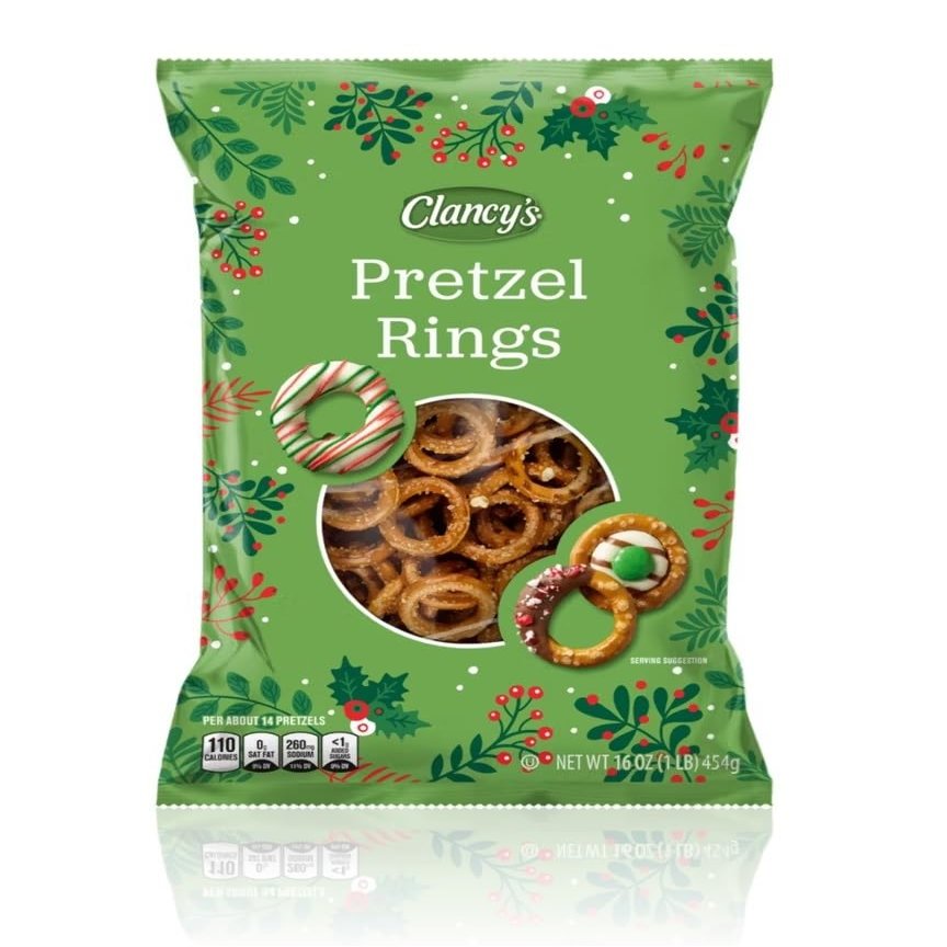 Clancys Pretzel Rings, 16 oz