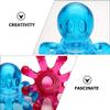 FRCOLOR 2Pcs Portable Octopus Scalp Massager Plastic Head Scratcher for Stress Relief Multi-Area Use Neck Head Arms Convenient Household Hair Massage Tool view 3