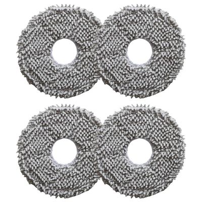 10/4Pcs Vacuum Cleaner Accessories Mop Cloth For Conga 13090 Spin Revol Home Robot Vacuum Mop Replacement Mop Cloth Rag Cleaning(4 PACK)