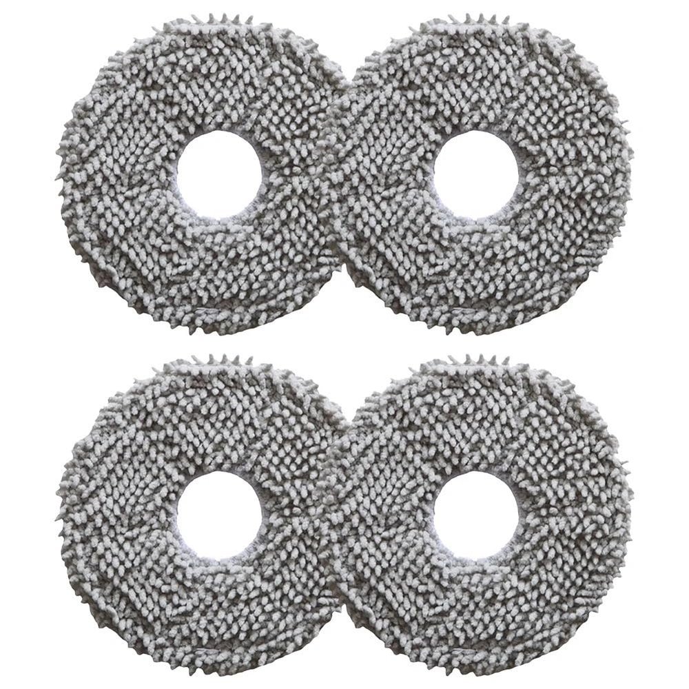10/4Pcs Vacuum Cleaner Accessories Mop Cloth For Conga 13090 Spin Revol Home Robot Vacuum Mop Replacement Mop Cloth Rag Cleaning(4 PACK)