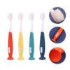 Ipetboom 4pcs Toothbrushes Soft Bristles Ergonomic Design for Ages Manual Dental Care Tool with Adorable Cartoon Colors for Teeth Cleaning view 4