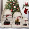CafeTime Yorkshire Terrier Dog in Santa Hat Dear Santa Sack with Name, Personalized Christmas Bags, Xmas Drawstring Bags for Birthday Party Favor 19.5x27.5 Inch Style 45 view 2