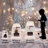 CafeTime Yorkshire Terrier Dog in Santa Hat Dear Santa Sack with Name, Personalized Christmas Bags, Xmas Drawstring Bags for Birthday Party Favor 19.5x27.5 Inch Style 45 view 3