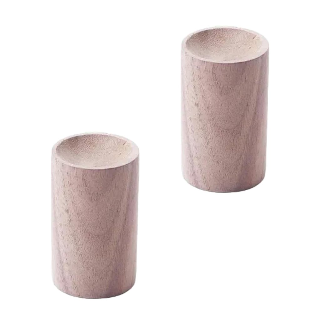 2Pcs Walnut Wood Essential Oil Diffuser, Wooden Aromatherapy Round Office Home Car Diffuser, Small Wooden Diffuser for Essential Oils Aromatherapy Diffusers, Health and Household