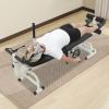 JOMCYDM Lumbar Traction Table Massage Bed Massage Table Cervical and Lumbar Stretcher Traction Bed Folding Body Stretching Device Equipment for Home Use,Sports Clubs view 2