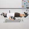 JOMCYDM Lumbar Traction Table Massage Bed Massage Table Cervical and Lumbar Stretcher Traction Bed Folding Body Stretching Device Equipment for Home Use,Sports Clubs view 4