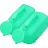 HONMEET 2Pcs Reusable Portable Urine Bottles for Men Household Containers with Lid Spill-Resistant Design for Travel Hospital and Home Use Random Color view 1