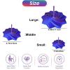3D Printed Expanded Sensory Fidget Star, Fractal Fidget Hexagon with Handles, 2026 New Star Shaped Fidget Toys for Desktop Decompression Toy Stress Relief Whirling Spiral (Red Green Blue, 3.54in) view 2