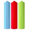 3 Pieces Sensory Chew Pencil Toppers Set, Silicone Fidgeting Chewy Pencil Tubes, Chewable Silicone Pencils Toppers Bulk for Chewers with Motor Needs